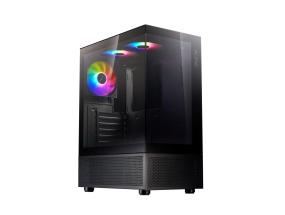 Kotelo ADATA INVADER X MINI MidiTower Case tuotteen ominaisuudet Läpinäkyvä paneeli ATX MicroATX MiniITX...