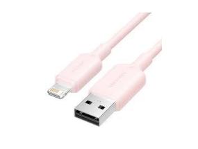 KAAPELI USB2.0 SALAMALLE/1M VAALEANPUNAINEN LAMPF VENTIONIIN
