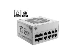 Virtalähde MSI 850 wattia Tehokkuus 80 PLUS GOLD PFC Active MAGA850GLPCIE5WHITE