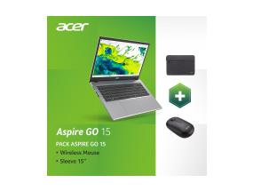 Kannettava tietokone ACER Aspire Go 15 AG15-42P-R0QU CPU Ryzen 5 5625U 2300 MHz 15.6" 1920x1080 RAM 16GB SSD...