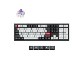 NÄPPÄIMISTÖ WRL Q6 HE RGB/CARBON MUSTA Q6H-M1 KEYCHRO