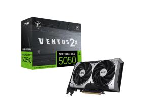 Näytönohjain MSI NVIDIA GeForce RTX 5050 NVIDIA GeForce RTX 5050 8 GB GDDR6 128 bit PCIE 5.0 16x Dual Slot Fansink...