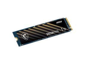 SSD MSI SPATIUM M450 1TB M.2 PCIe Gen4 NVMe 3D NAND Kirjoitusnopeus 3000 Mt/s Lukunopeus 3600...