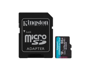 MUISTI MICRO SDXC 64GB UHS-I/3PAKKAUS SDCG4/64GB KINGSTON