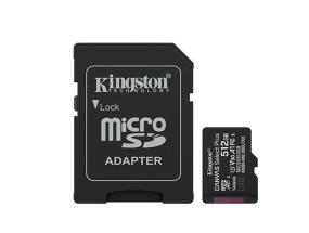 MUISTI MICRO SDXC 512GB UHS-I/W/ADAPTERI SDCS3/512GB KINGSTON