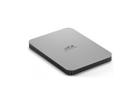 Ulkoinen kiintolevy LACIE Mobile Drive 1TB USB-C Väri Hopea STLP1000400 STLP1000400