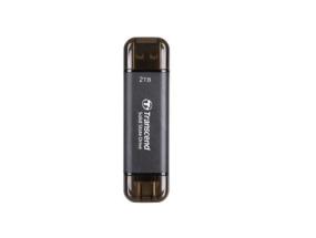 Ulkoinen kiintolevy SSD TRANSCEND ESD310C 2TB USB-C USB 3D NAND Kirjoitusnopeus 950 Mt/s Lukunopeus 1050...