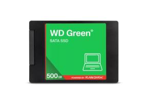 SSD WESTERN DIGITAL Green 500GB 3D NAND Lukunopeus 545 Mt/s 2.5" MTBF 2000000 tuntia...