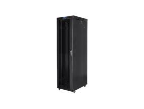 LANBERG 47U 800x1000 lasinen hyllykaappi