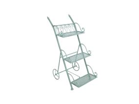 Hylly MINT 34x50xH81cm, antiikkivihreä, taottu metalli