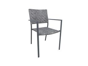 Tuoli CHEMNITZ harmaa, 54x58xH86cm, alumiini