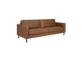 Sohva LUCAS 3-istuttava, ruskea, 219x90xH79cm