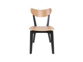 Tuoli ROXBY tammi/musta, 45x55xH79,5cm