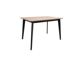 Ruokapöytä ROXBY 120x80xH76cm, tammi/musta