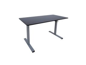 Säädettävä pöytä ERGO OPTIMAL 1 moottorilla 120x60cm, musta