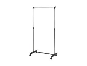 Stange FRED pyörillä 85x43xH95-160cm, väri: musta-kromi