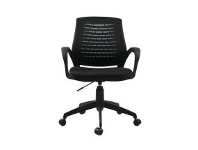 Työtuoli BRESCIA, 61,5x57xH91-102cm, musta, polyesterikangas, muovi