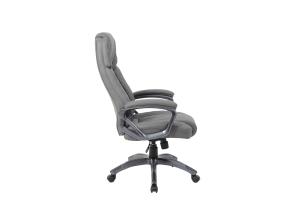 Työtuoli HOWARD, 66x75,5xH116-123,5cm, harmaa, keinonahka, muovi