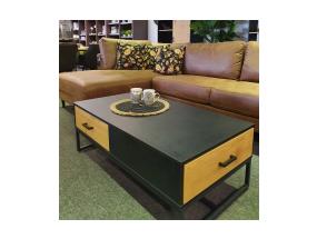 Sohvapöytä AMSTERDAM 110x60xK40cm, tammi/musta