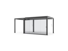 Liukuva lasiseinä katokselle MIRADOR-111 3m 3m