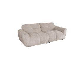 Sohva DAMALI 3-istuttava 224x96xH81cm, vaaleanruskea