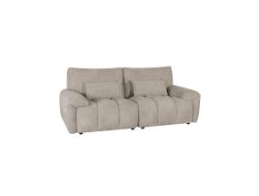 Sohva BARBARA 2,5-paikkainen 210x100xK89cm, vaaleanruskea