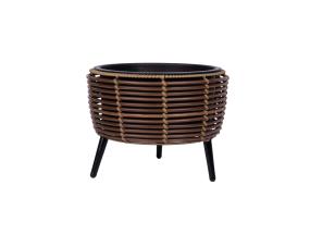 Kukkaruukku WICKER 36x36xH27cm, ruskea