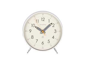 Pöytäkello TIMELINE H20cm, valkoinen