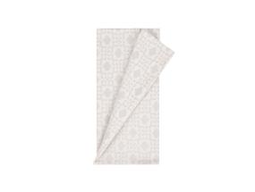 Tasainen pellava PARTY 43x116cm, vaalea kuvio, 50% puuvilla 50% polyesteri, kangas 590