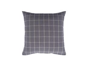 Tyyny LINEN 45x45cm, vetoketjullinen, harmaa neliö, 100% pellavaa, kangas 120