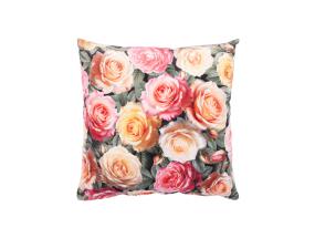 Tyyny HOLLY 45x45cm, romanttinen ruusu, 100% polyesteri, kangas 836