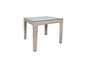 Sivupöytä WICKER 50x50xH45cm, beeþ