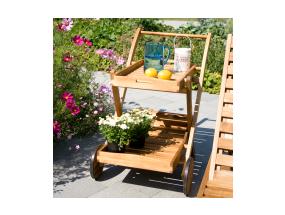 Tarjoilupöytä FINLAY 84x57xH84cm, akaasiapuu