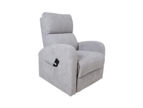 Nojatuoli BARNY electric lift recliner 72x93xH104cm, vaaleanharmaa väri
