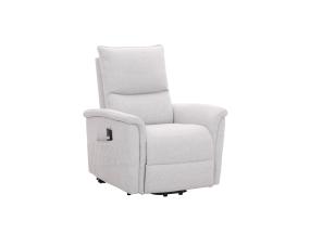 Tukituoli GIANNI sähkökäyttöinen nostotuoli 85x86xH106cm, harmaanvalkoinen