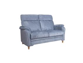 Sohva INGRID 2-istuttava 155x83xH105cm, harmaa-sininen