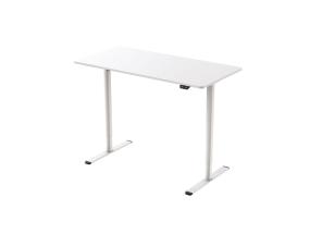 Pöytä ERGO LIGHT 1 moottorilla 120x60xH72,5-117,5cm, valkoinen