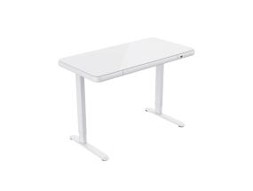 ERGO FIT 1-moottorinen työpöytä 122x62xH73,5-118cm, valkoinen