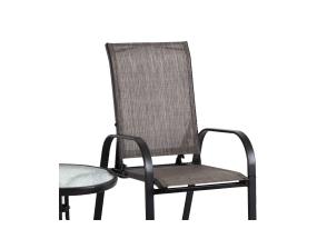 Puutarhakalusteet DAKOTA pöytä, 2 tuolia ja 2 rahia