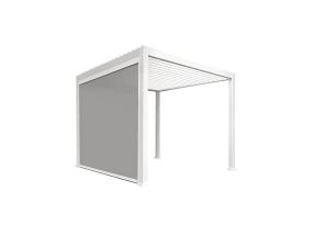 Pohjaseinä markiisille MIRADOR-111 3m, valkoinen/vaaleanharmaa