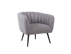 Nojatuoli TUCKER 78x71xH69cm harmaa, polyesterikangas, metalli