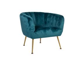 Nojatuoli TUCKER 78x71xH69cm merenvihreä, polyesterikangas, ruostumaton teräs