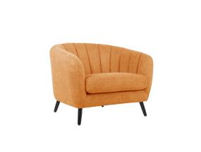 Nojatuoli MELODY oranssi, 100x88xH76cm, puu, vaneri, polyesterikangas