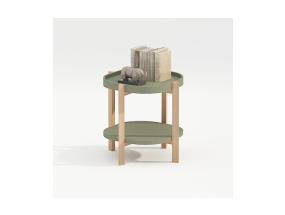 Sivupöytä NORAH 40x40xH60cm, vihreä