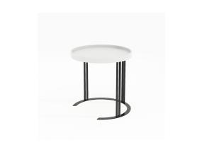 Sivupöytä KEIRA D50xH50cm, valkoinen