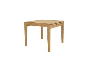 Ruokapöytä BOWEN 90+90x90xH76cm, tammi