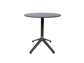 Pöytä BEIDA D70xH72cm, ruskea, alumiinirunko