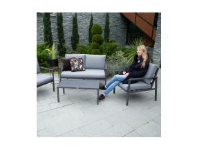 Puutarhakalusteet ADRIO pöytä, sohva ja 2 tuolia