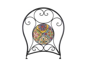 Tuoli MAROCCO 40x51xH90cm, musta metalli