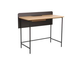 Työpöytä HARPER 100x49,5xH85cm, saarni/musta